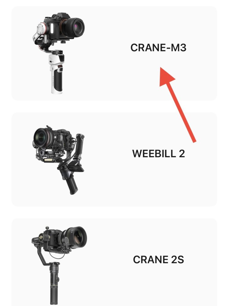 CRANE-M3をアプリで操作！ZY Playの使い方 | ゆでたまごカメラ